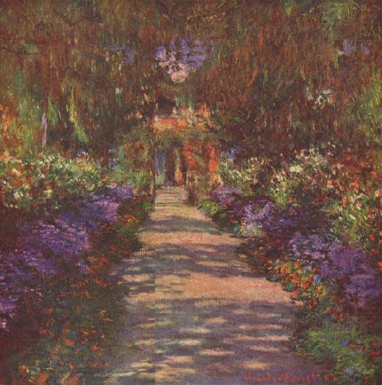 Claude Monet Garden Path, china oil painting image